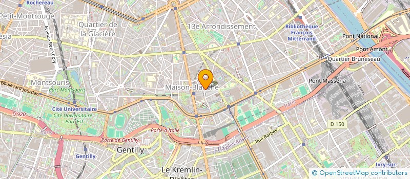 localisation de l'entreprise MADAME PARADAI WICHAKUL  PARIS