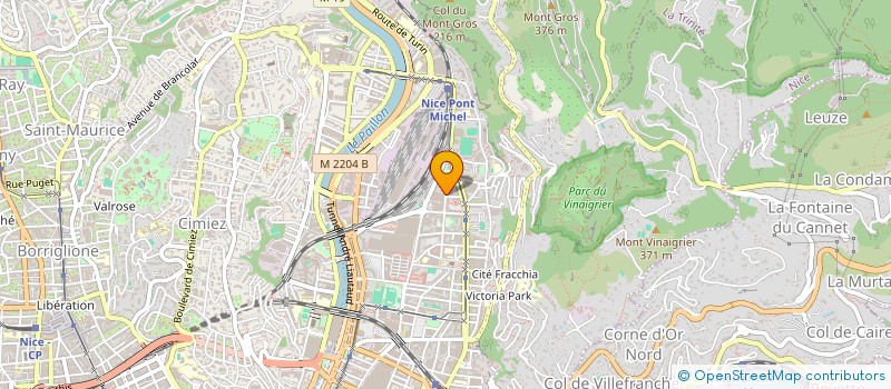 localisation de l'entreprise MADAME PARASCHIVA PROCA  NICE