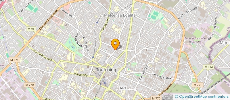 localisation de l'entreprise MADAME PARASCOVIA MARANDICI  TOURCOING