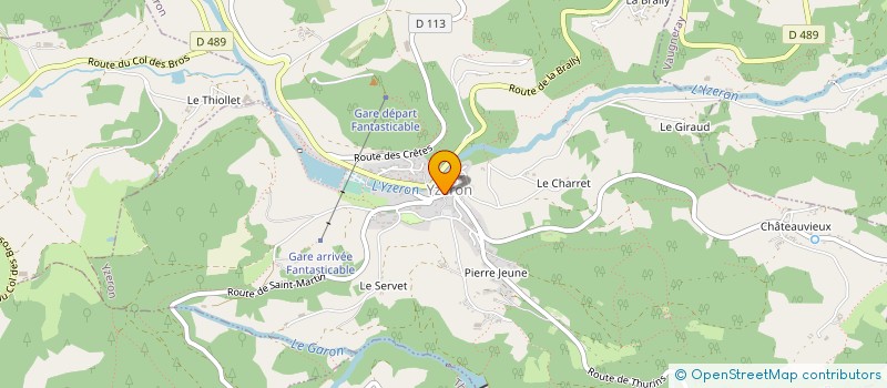 localisation de l'entreprise MADAME PARICIA DOUKKI  YZERON