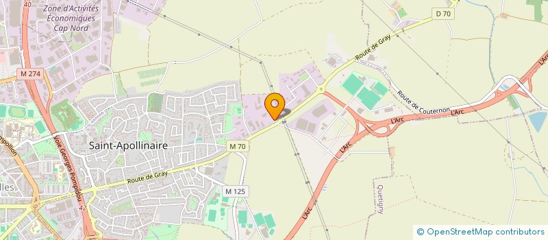 localisation de l'entreprise MADAME PARISA DUMRONGPADTHANAKUL à SAINT-APOLLINAIRE