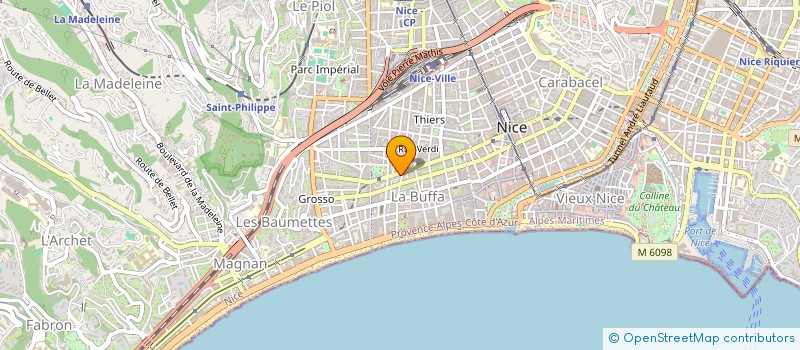 localisation de l'entreprise MADAME PARISA IRANKHAH  NICE