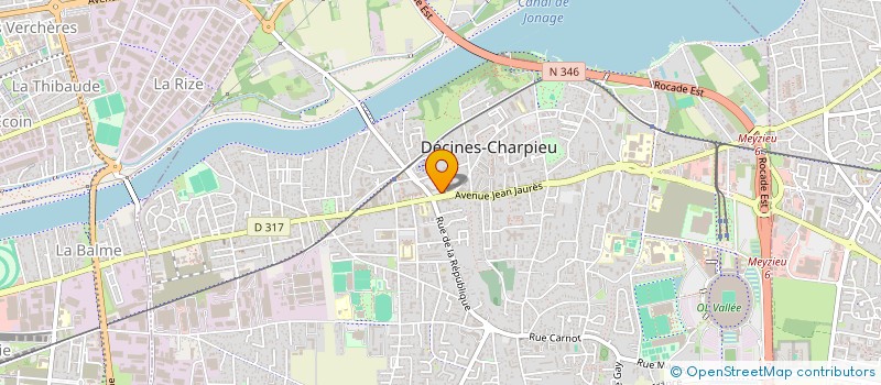 localisation de l'entreprise MADAME PARISSA ETESSAMI  DECINES-CHARPIEU