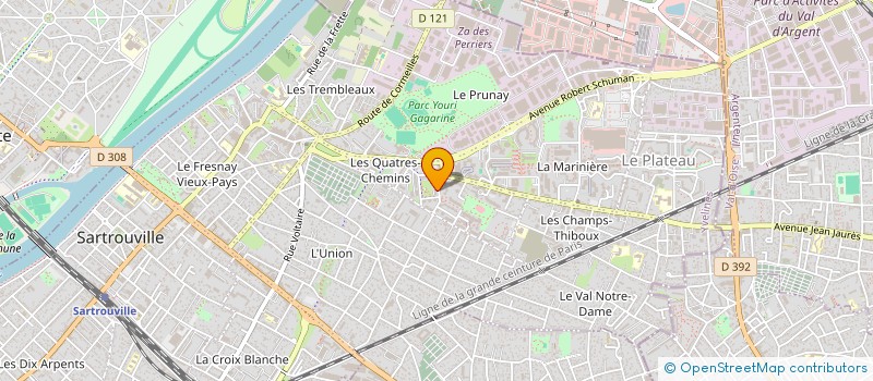 localisation de l'entreprise MADAME PAROLVIE SALLY SIAMU à SARTROUVILLE