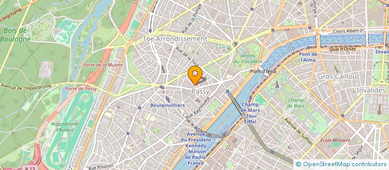 localisation de l'entreprise MADAME PARVANEH AYATI  PARIS