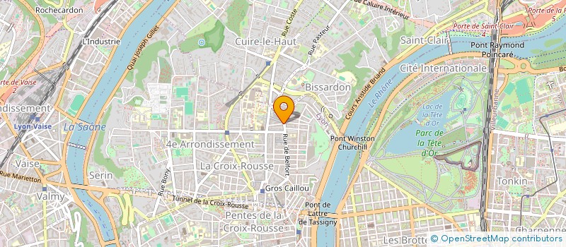 localisation de l'entreprise MADAME PARVATHI CAMARGO ROMERO  LYON