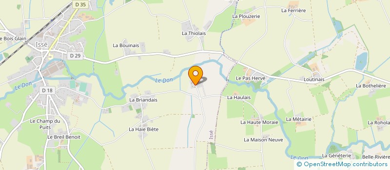 localisation de l'entreprise MADAME PARVATI RABILLER à ISSE