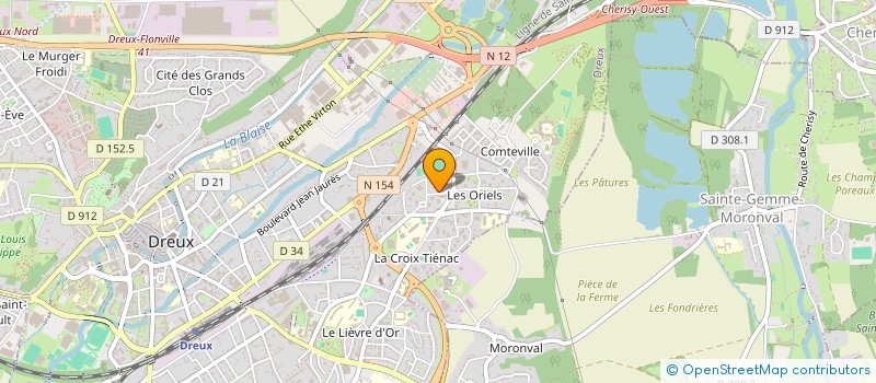 localisation de l'entreprise MADAME PARVEEN QAMAR à DREUX