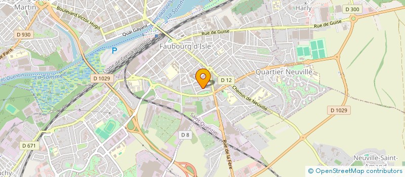 localisation de l'entreprise MADAME PARWANA IBRAHIMI à SAINT-QUENTIN