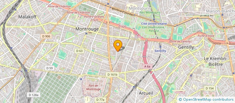 localisation de l'entreprise MADAME PASALE BOUTHILLON à MONTROUGE