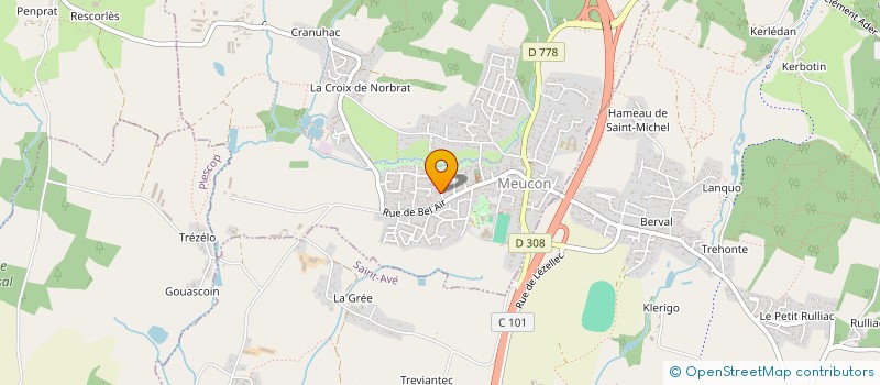 localisation de l'entreprise MADAME PASCAKE DI PAOLA  MEUCON