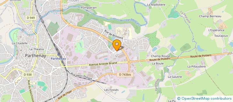 localisation de l'entreprise MADAME PASCAL MOREL à PARTHENAY