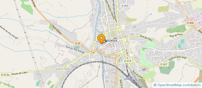 localisation de l'entreprise MADAME PASCALE ABBATE  LISIEUX