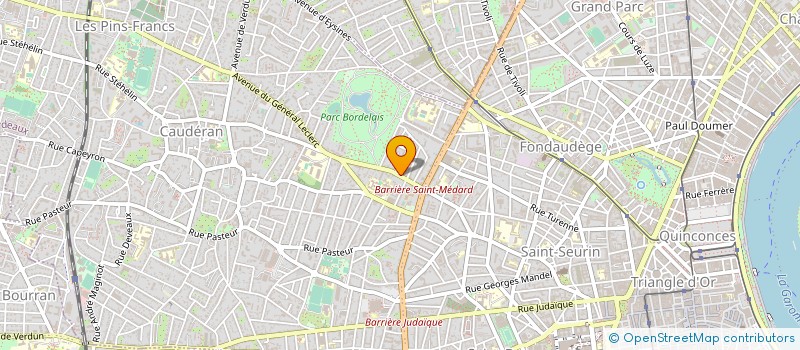 localisation de l'entreprise MADAME PASCALE ABRIL à BORDEAUX