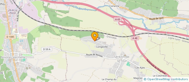 localisation de l'entreprise MADAME PASCALE ACHARD  SEREZIN-DE-LA-TOUR