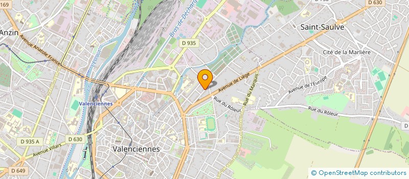 localisation de l'entreprise MADAME PASCALE ADAM à VALENCIENNES
