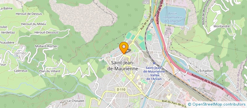 localisation de l'entreprise MADAME PASCALE ADENOT à SAINT-JEAN-DE-MAURIENNE
