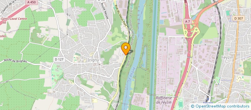 localisation de l'entreprise MADAME PASCALE ADNET  IRIGNY