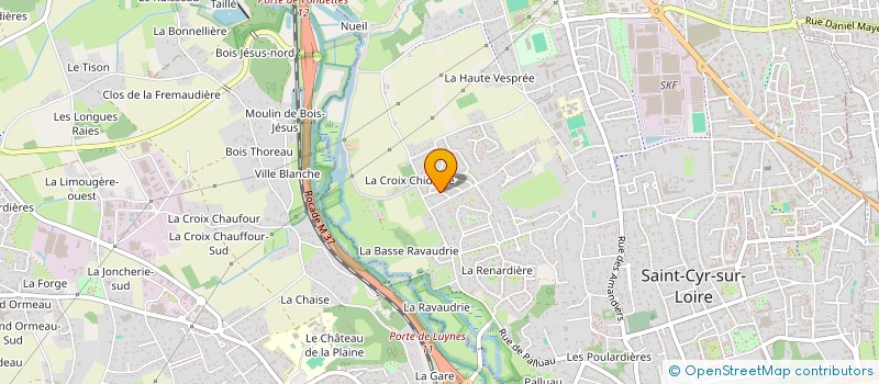 localisation de l'entreprise MADAME PASCALE ADNET  SAINT-CYR-SUR-LOIRE