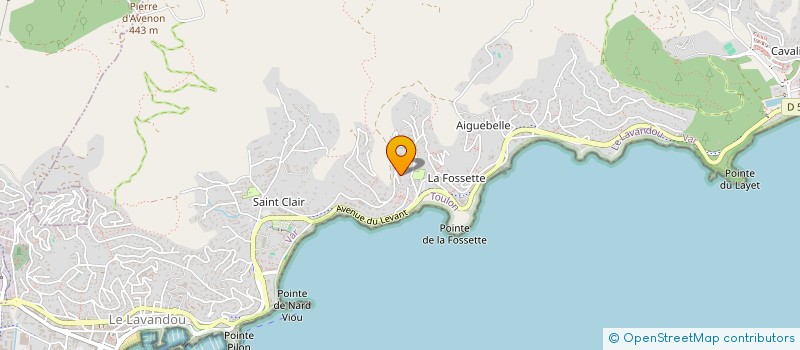 localisation de l'entreprise MADAME PASCALE ALBERT à LE LAVANDOU