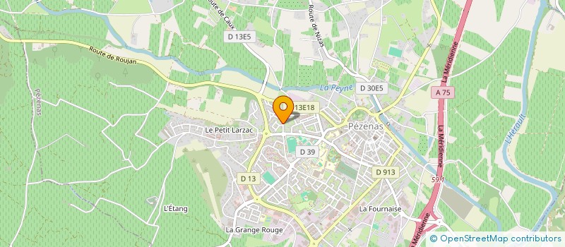 localisation de l'entreprise MADAME PASCALE ALIAGA  PEZENAS