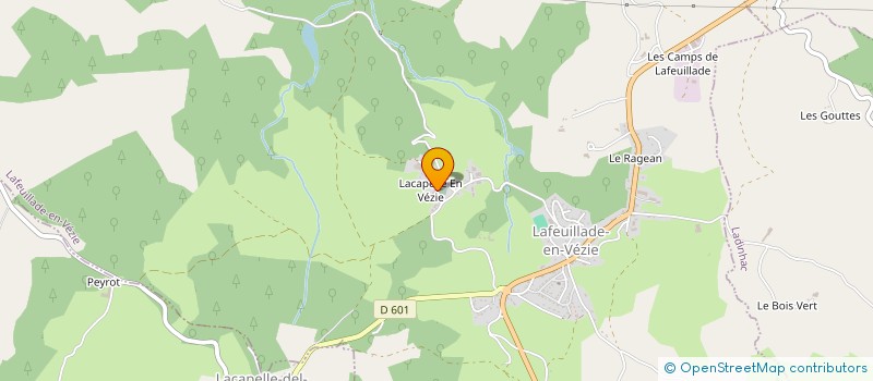 localisation de l'entreprise MADAME PASCALE AMBERT à LAFEUILLADE-EN-VEZIE