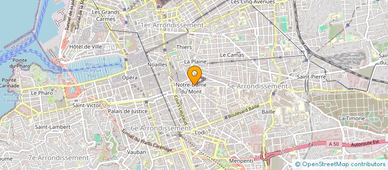 localisation de l'entreprise MADAME PASCALE AMIEL à MARSEILLE