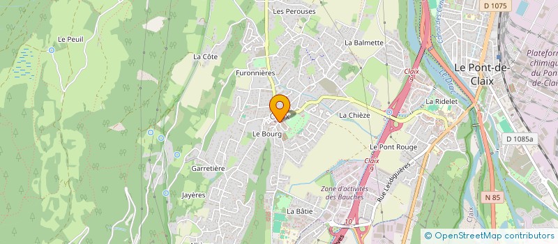 localisation de l'entreprise MADAME PASCALE ANDRE  CLAIX