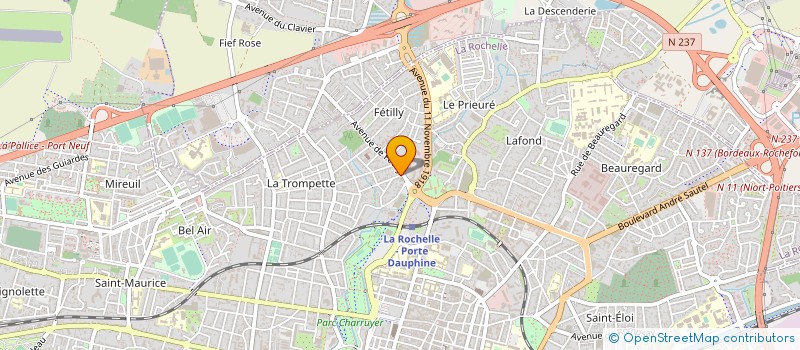 localisation de l'entreprise MADAME PASCALE ANDREE ALINE CHABOT  LA ROCHELLE