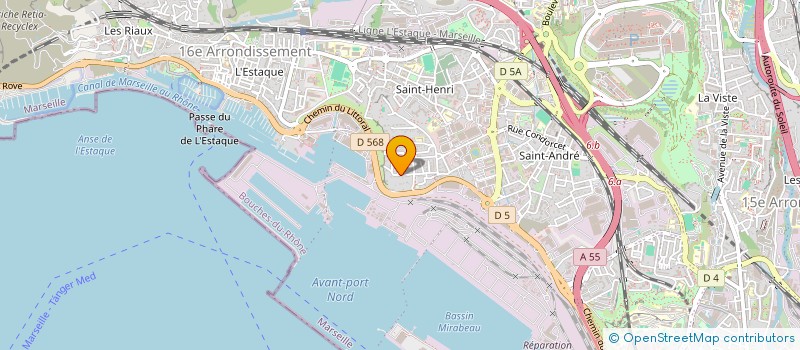 localisation de l'entreprise MADAME PASCALE ANDREO à MARSEILLE