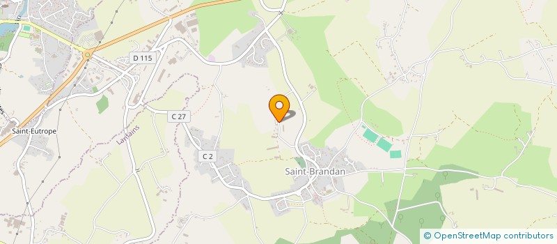 localisation de l'entreprise MADAME PASCALE ANDRIEUX  SAINT-BRANDAN