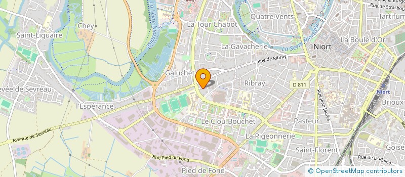 localisation de l'entreprise MADAME PASCALE ANNE MARIE LEZAY  NIORT