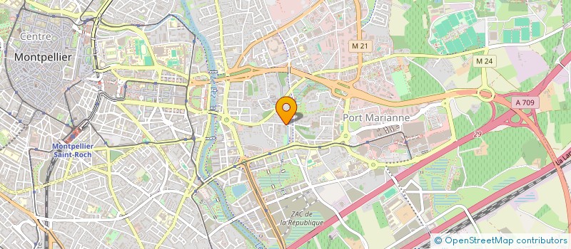 localisation de l'entreprise MADAME PASCALE ANTHONY à MONTPELLIER