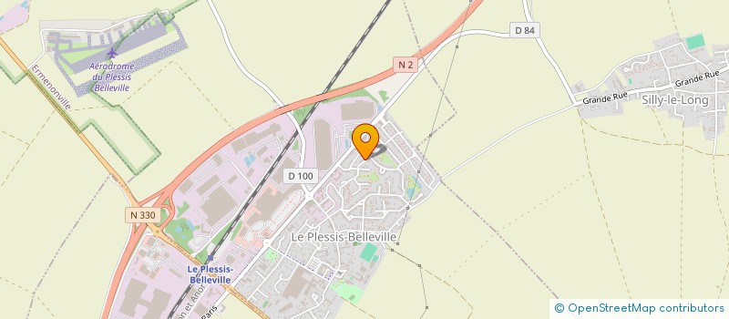 localisation de l'entreprise MADAME PASCALE ARASPIN  LE PLESSIS-BELLEVILLE