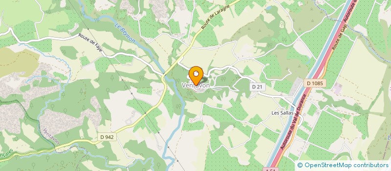 localisation de l'entreprise MADAME PASCALE ARBOUX  VENTAVON