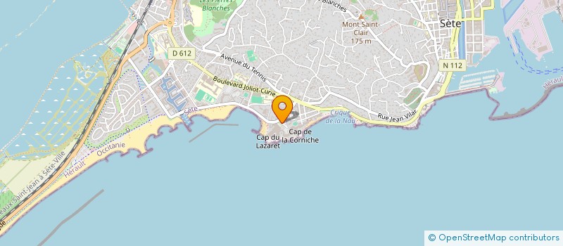 localisation de l'entreprise MADAME PASCALE ARRAZAU  SETE