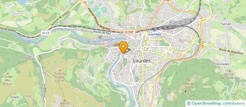 localisation de l'entreprise MADAME PASCALE ASSEMAT à LOURDES