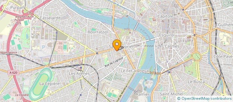 localisation de l'entreprise MADAME PASCALE AUDRIC  TOULOUSE