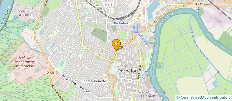 localisation de l'entreprise MADAME PASCALE AUXIRE à ROCHEFORT