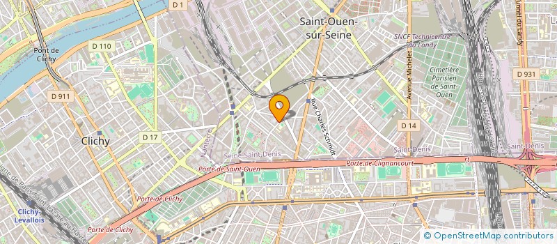 localisation de l'entreprise MADAME PASCALE AUZOLE à SAINT-OUEN-SUR-SEINE