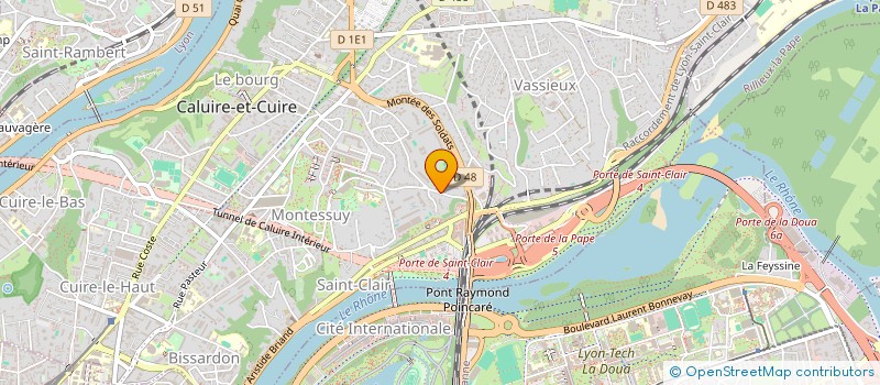 localisation de l'entreprise MADAME PASCALE AZOULAY  CALUIRE-ET-CUIRE