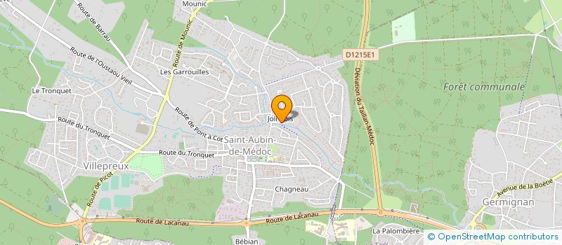 localisation de l'entreprise MADAME PASCALE BARBE  SAINT-AUBIN-DE-MEDOC