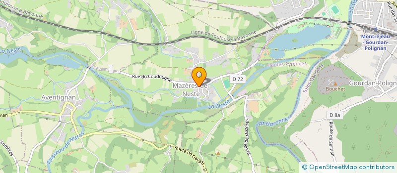 localisation de l'entreprise MADAME PASCALE BARES  AVENTIGNAN