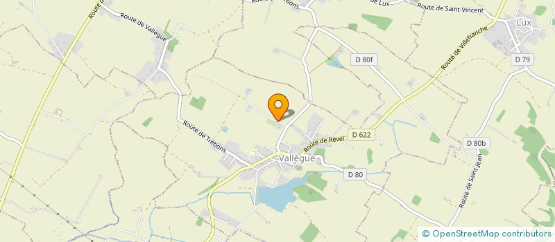 localisation de l'entreprise MADAME PASCALE BARTHE  VALLEGUE