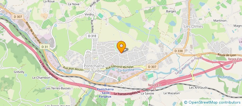 localisation de l'entreprise MADAME PASCALE BASSET  VINDRY-SUR-TURDINE