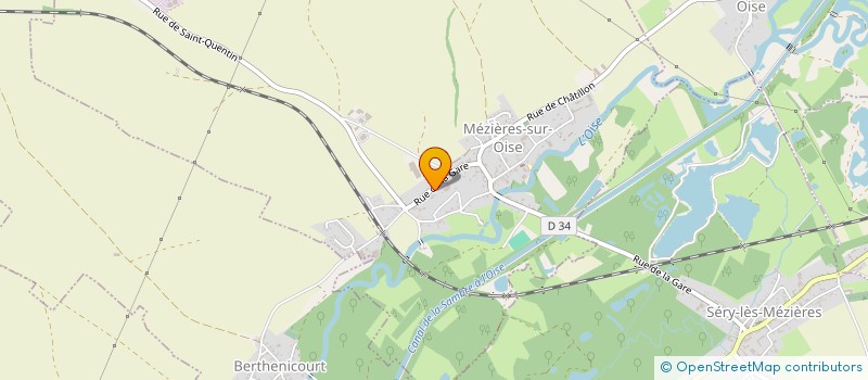 localisation de l'entreprise MADAME PASCALE BAUDRY  SERY-LES-MEZIERES