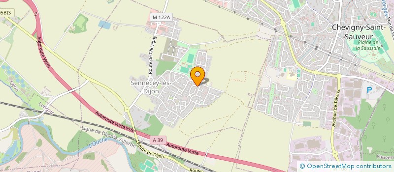 localisation de l'entreprise MADAME PASCALE BEAUDREY  SENNECEY-LES-DIJON