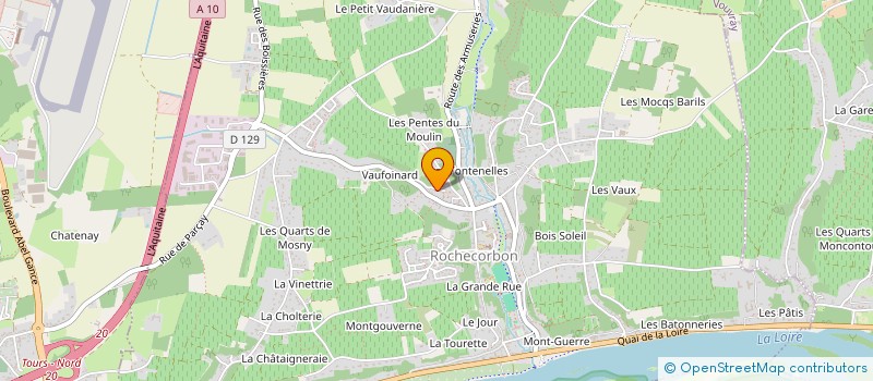 localisation de l'entreprise MADAME PASCALE BEAUGENDRE à ROCHECORBON