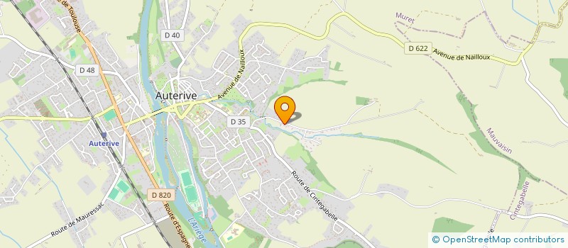 localisation de l'entreprise MADAME PASCALE BEAUMONT  AUTERIVE