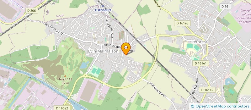 localisation de l'entreprise MADAME PASCALE BEAURAIN  EVIN-MALMAISON